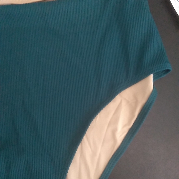 Old Navy Women’s Size 2XL Swimsuit Bikini Bottoms French Terry Green - Picture 3 of 6